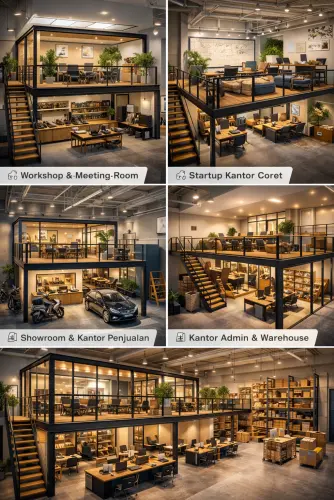Mezzanine Ruang Kantor di Cikarang